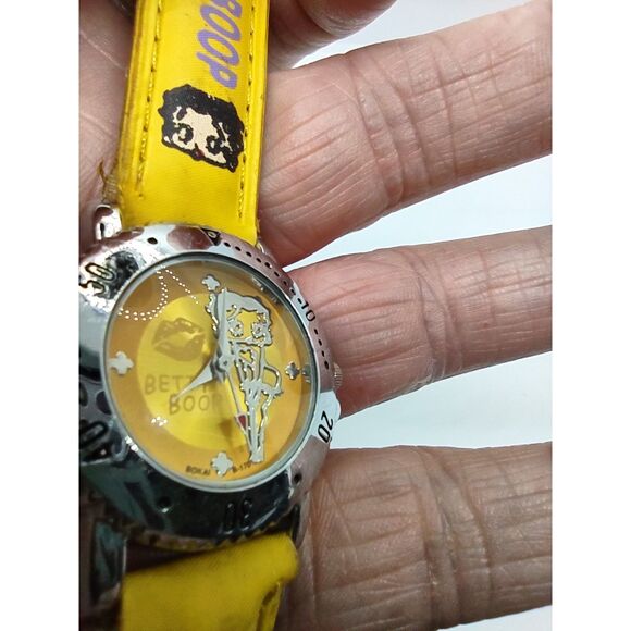 Betty Boop Yellow Face Vintage Watch Bokai B-170 - Picture 3 of 14
